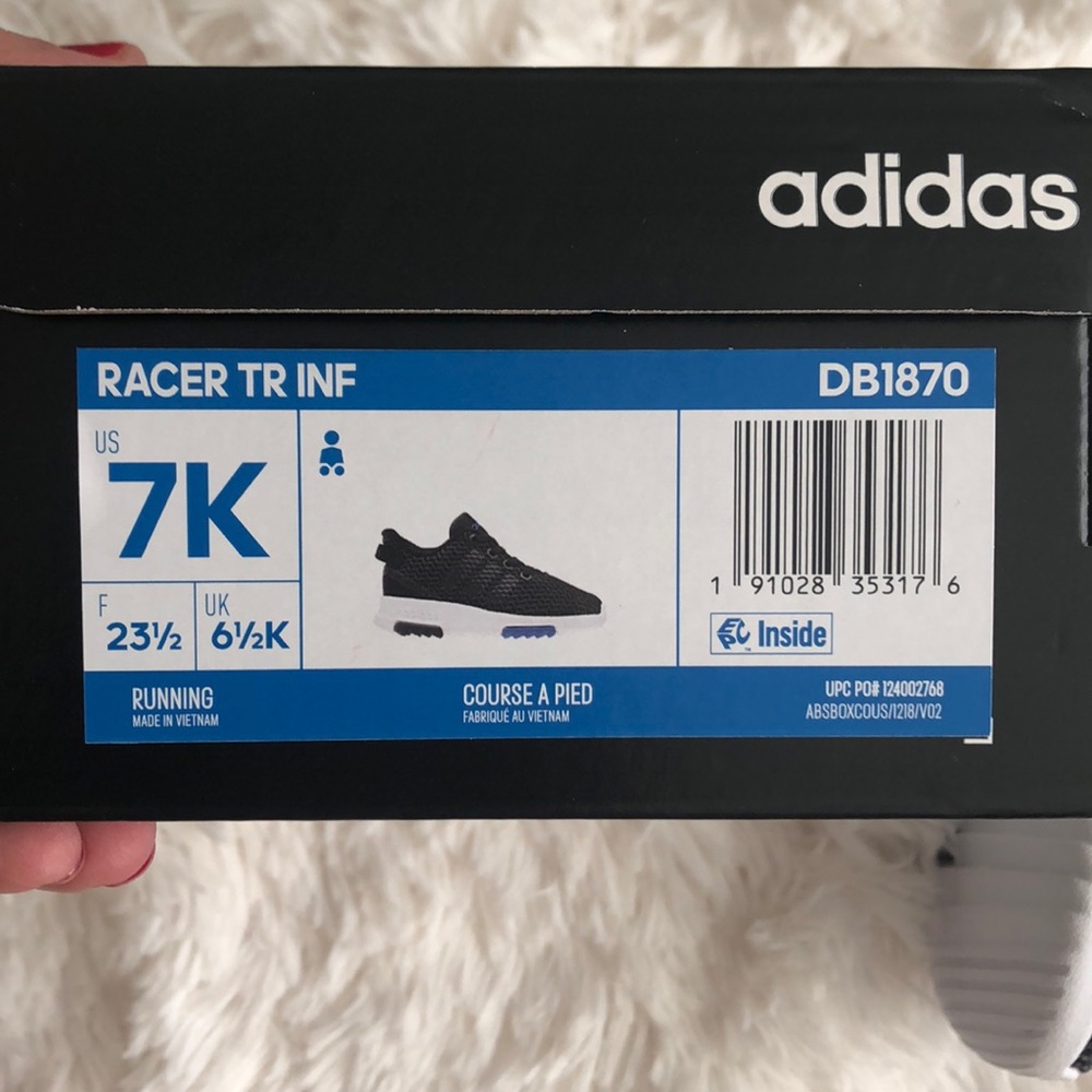 ADIDAS RACER TR INF RUNNING SNEAKERS SIZE 7K - Picture 7 of 7